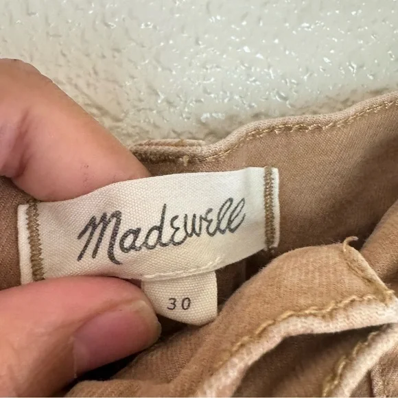 Madewell Perfect Vintage Fatigue Shorts in Camel - Picture 4 of 7